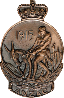 This bronze medallion was instituted in 1967 for award to Australian and New Zealand personnel who participated in the Gallipoli campaign in 1915. Gallipoli Medallion